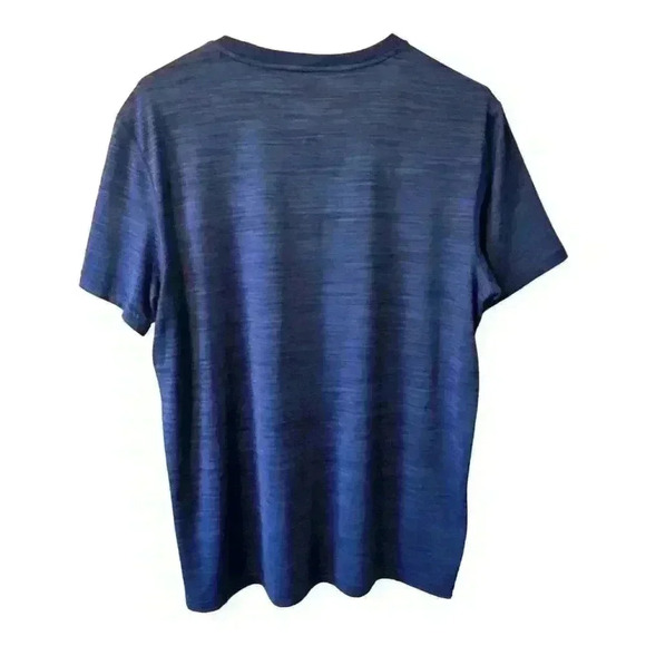 Tek Gear Mens Blue Dry Tek Tee, Medium - Picture 3 of 5